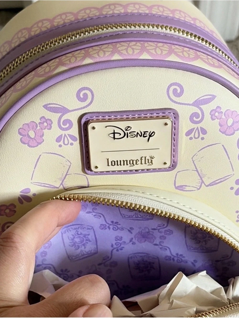 Loungefly Disney Tangled Rapunzel Mini Backpack- BoxLunch Exclusive NWT